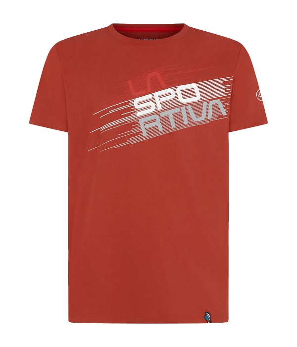 La Sportiva Stripe Evo T-Shirt, červená, L